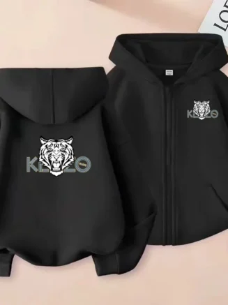 Children's Sportswear for Boys and Girls Aged 3 to 12, Sweatshirts, Jackets, Zippered Hats, and Multi-color Sports Jackets